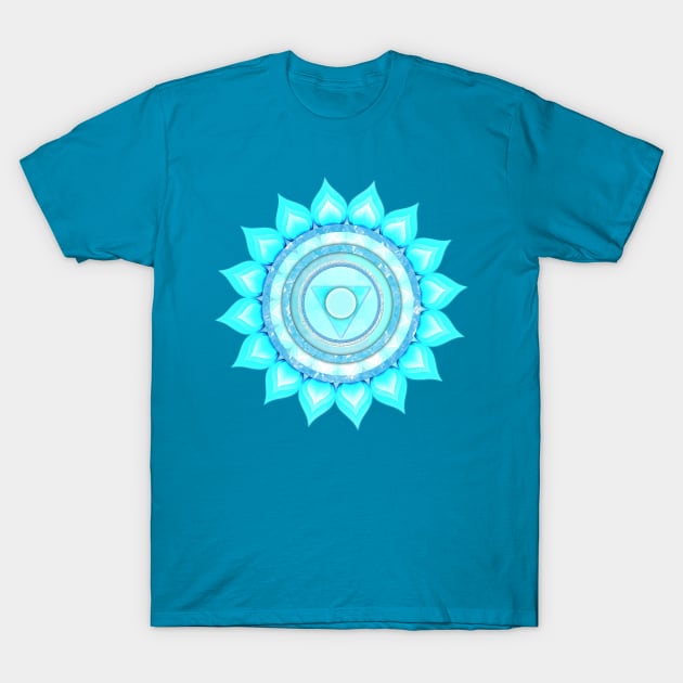 Throat Chakra, Vishudda T-Shirt by KJ PhotoWorks & Design